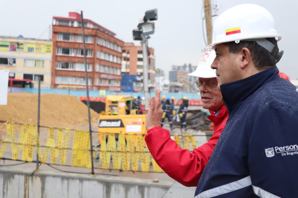 Tendencia al alza de delitos de alto impacto y obra crucial de la primera línea del metro con retrasos, puntos clave de la visita a Chapinero