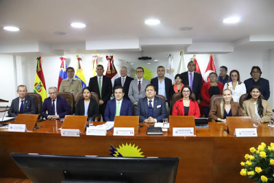 Personería de Bogotá reafirma su compromiso con la población refugiada en sesión con el Parlamento Andino
