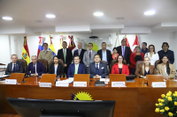 Personería de Bogotá reafirma su compromiso con la población refugiada en sesión con el Parlamento Andino