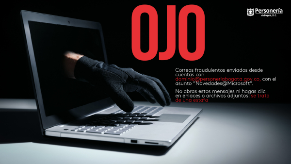 Alerta de Phising en la Personer&iacute;a de Bogot&aacute;