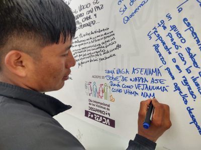 &ldquo;Visibilizar para no olvidar&rdquo; conmemoramos D&iacute;a Internacional de las V&iacute;ctimas de Desaparici&oacute;n Forzada