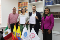 La Personería de Bogotá firmó convenio con la Comisión Estatal de Derechos Humanos de Tlaxcala, México